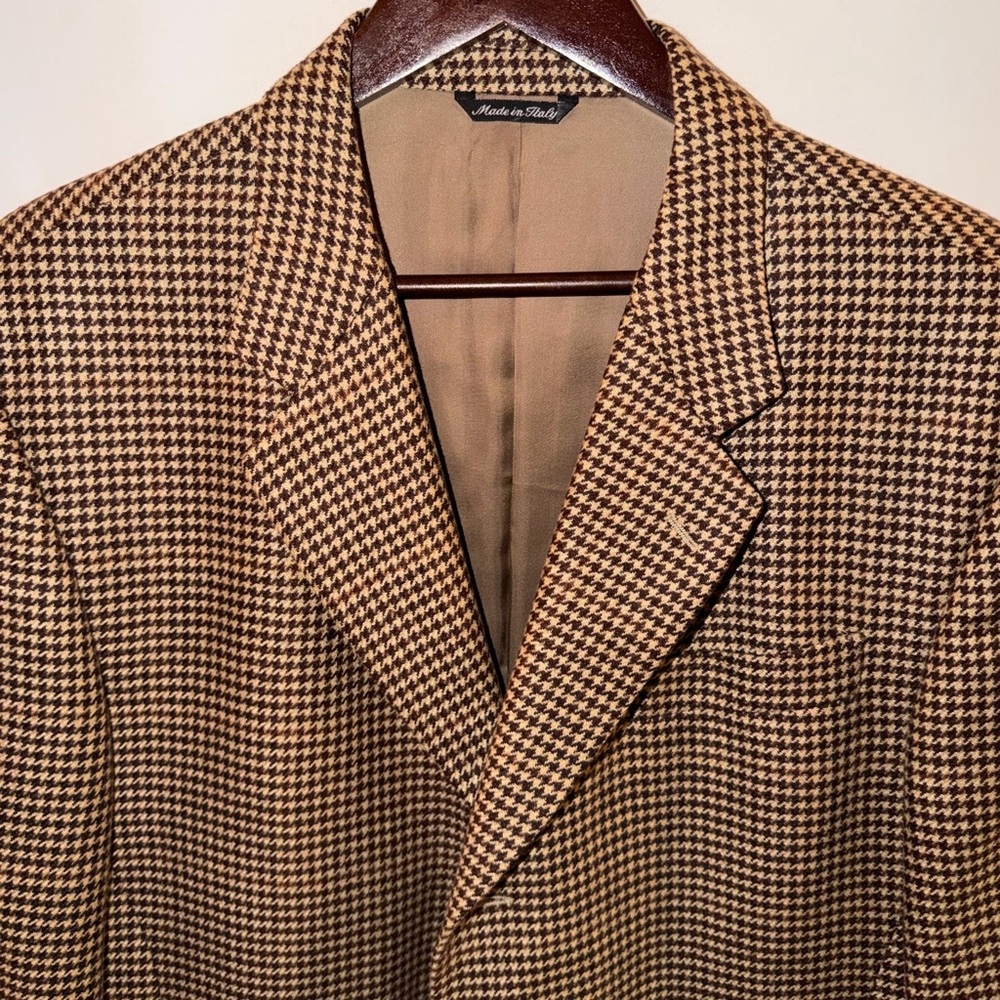 Mens Movimento Made In Italy Sz 42r 100% Cashmere Suit Jacket Coat >$400 Euc View 6